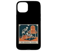 Carcasa para iPhone 15 Plus El Entrenador Personal Esqueleto Tarot Tarjeta Vintage Graphic