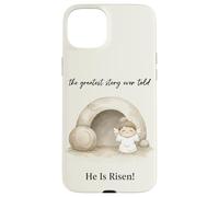 Carcasa para iPhone 15 Plus Él ha resucitado Resurrección Cristiana de Pascua