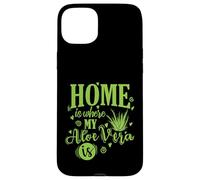 Carcasa para iPhone 15 Plus El hogar es Donde mi Aloe Vera es Medicinal Planta