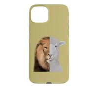 Carcasa para iPhone 15 Plus El león y el Cordero
