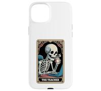 Carcasa para iPhone 15 Plus El Profesor Tarot Card Profesor de matemáticas Inglés Divertido Profesor