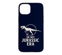 Carcasa para iPhone 15 Plus En mi era jurásica, Divertidos fósiles prehistóricos de Dinosaurios T-Rex