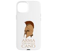 Carcasa para iPhone 15 Plus Eneida - Mitología Romana - Arma Virumque - Latín Clásico