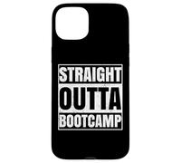 Carcasa para iPhone 15 Plus Entrenamiento Divertido Straight Outta Boot Camp