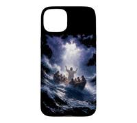 Carcasa para iPhone 15 Plus Epic Bible Story Christian Graphic - Jesus Calming The Storm