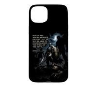 Carcasa para iPhone 15 Plus Epic Bible Verse Christian Graphic - Put on The Armor of God