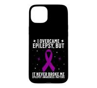 Carcasa para iPhone 15 Plus Epilepsy Awareness Products Gifts Fight Epilepsy Warrior