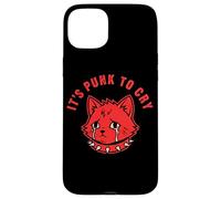 Carcasa para iPhone 15 Plus Es Punk Llorar lágrimas de Gato