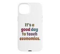 Carcasa para iPhone 15 Plus Es un Buen día para enseñar Profesor de economía