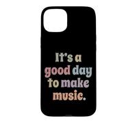 Carcasa para iPhone 15 Plus Es un Buen día para Hacer música músico Maestro de Banda, música