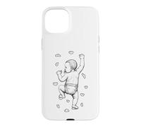 Carcasa para iPhone 15 Plus Escalador de Roca para Interiores Escalador de Pared para bebés escaladores Divertidos