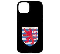 Carcasa para iPhone 15 Plus Escudo Medieval de Luxemburgo Roude Leiw Escudo Emblema Blazon