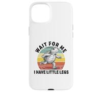 Carcasa para iPhone 15 Plus Espérame Tengo piernas lentas Funning Turtle Running