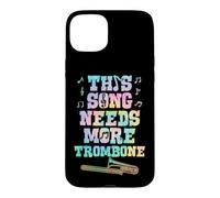 Carcasa para iPhone 15 Plus Esta canción Necesita más trombón