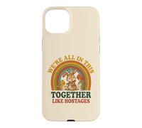 Carcasa para iPhone 15 Plus Estamos Todos Juntos como rehenes Bunny Birds Retro 2