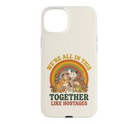 Carcasa para iPhone 15 Plus Estamos Todos Juntos como rehenes Funny Animal Retro 3