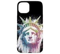 Carcasa para iPhone 15 Plus Estatua de la Libertad, EE.UU., Nueva York, Gotham, américa diseño