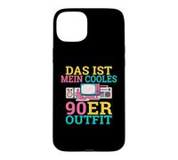 Carcasa para iPhone 15 Plus Este es mi Atuendo Genial de los 90 Disfraces de los 90