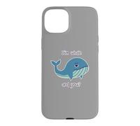 Carcasa para iPhone 15 Plus Estoy Bien y tú? Ballena Divertida Lindo océano Animal Juego de Palabras Ballenas