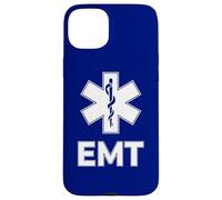 Carcasa para iPhone 15 Plus Estrella DE LA Vida EMT EMS TÉCNICO DE Servicios MÉDICOS DE Emergencia