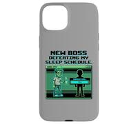 Carcasa para iPhone 15 Plus Expecting Dad Gamer New Boss Sleep Schedule