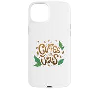 Carcasa para iPhone 15 Plus Faithful Coffee Devotion with My Savior