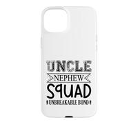 Carcasa para iPhone 15 Plus Familia de Fuentes Uncle Nephew Squad Unbreakable Bond
