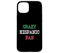 Carcasa para iPhone 15 Plus Fans hispanos Locos Baloncesto