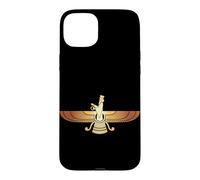 Carcasa para iPhone 15 Plus Faravahar Símbolo de nacionalismo iraní Zoroastrismo