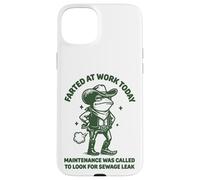 Carcasa para iPhone 15 Plus Farted At Work Today Maintenance Was Called Trabajando Rana
