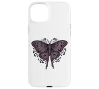 Carcasa para iPhone 15 Plus Fase Lunar Polilla Místico Oculto Boho Celestial