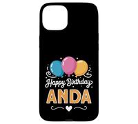 Carcasa para iPhone 15 Plus Feliz cumpleaños Anda