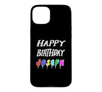 Carcasa para iPhone 15 Plus Feliz Cumpleaños Joseph
