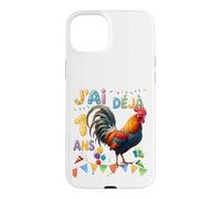 Carcasa para iPhone 15 Plus Fête d'anniversaire poulette pour Enfants de 1 ANS