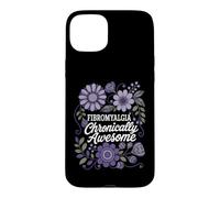 Carcasa para iPhone 15 Plus Fibromialgia crónicamente Impresionante diseño Floral de Dolor crónico