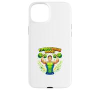 Carcasa para iPhone 15 Plus Fitness Alimentado por Plantas Estilo de Vida Fuerte Energía Vegana