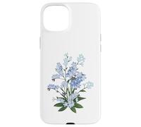 Carcasa para iPhone 15 Plus Flor botánica Forget-Me-Not