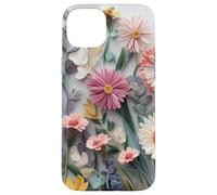 Carcasa para iPhone 15 Plus Floral Flower Pattern Botanical Nature Garden Bloom Cute