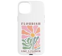 Carcasa para iPhone 15 Plus Florece como una Flor Salmos 103:15 Fe Cristiana
