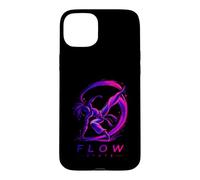 Carcasa para iPhone 15 Plus Flow State Camiseta Divertida Capoeira Roda Fighter