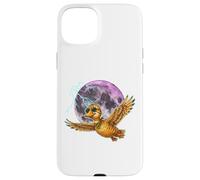 Carcasa para iPhone 15 Plus Flying Duck Moon Night Bird Cute Duck Graphics