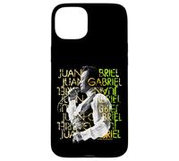 Carcasa para iPhone 15 Plus Foto de Juan Gabriel con Logo Ombré