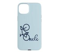 Carcasa para iPhone 15 Plus Francia Bicicleta Francés ONCLE Tío