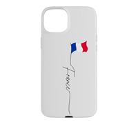 Carcasa para iPhone 15 Plus Francia, mástil de Bandera Francesa, Vintage de Francia