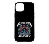 Carcasa para iPhone 15 Plus Freediver Scuba Hold Your Breath Dive Deeper