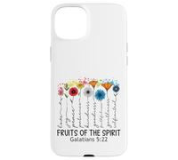 Carcasa para iPhone 15 Plus Fruits of The Spirit Gálatas 5 22 Verso de la Biblia Cristiano