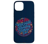 Carcasa para iPhone 15 Plus Fundadores Revolución USA 250 Patriot