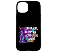 Carcasa para iPhone 15 Plus Funny Chess Player Accidental Gambit Blunder Quote