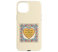 Carcasa para iPhone 15 Plus Funny Farm Life Plump Wife Big Barn Nunca Hizo Daño A Cualquier Hombre