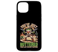 Carcasa para iPhone 15 Plus Funny Frog Cowboy You Has Buttered Your Last Biscuit